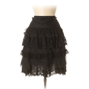 Rebecca Taylor Black Skirt